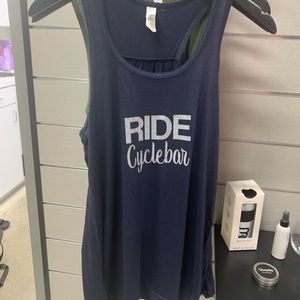 navy Cyclebar tank